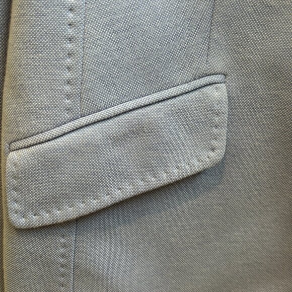 🩵 Talbots Periwinkle Classic Blazer Jacket Size 16P - Picture 6 of 8